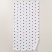 Niedliches Little Water Melon Muster Strandtuch (Vorderseite)