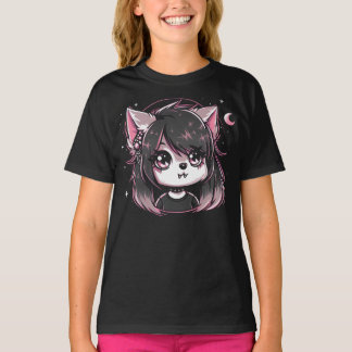 Niedliches Little Werewolf Girl T-Shirt