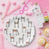 Niedliches Llama Alpaca Party Pappteller (Party)