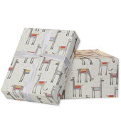 Niedliches Llama Alpaca Wrapping Paper Geschenkpapier