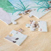 Niedliches Llama-Bild - Lamming Kinder Personalisi Puzzle (Seite)