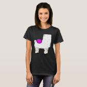 Niedliches Llama Kostüm Alpaca T-Shirt (Vorne ganz)