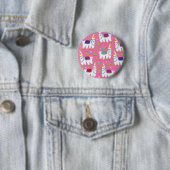 Niedliches Llama-Muster Button (Beispiel)