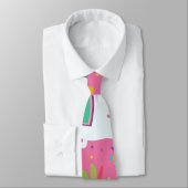 Niedliches Llama-Muster Krawatte (Gebunden)