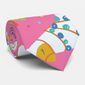 Niedliches Llama-Muster Krawatte (Gerollt)