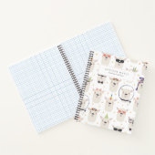 Niedliches Llama SpiralNotebook für Zurück in die Notizblock (Innenseite)