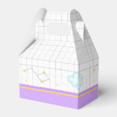 Niedliches Llama Unicorn Rainbow Gastgeschenk Box Geschenkschachtel (Rückseite)