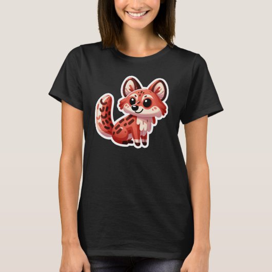 Niedliches Loch T-Shirt (Vorderseite)