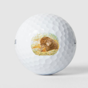 Niedliches Loch (Tierart für Kinder) (Beatrix Pott Golfball
