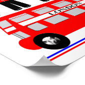 Niedliches Londoner Kinobild Poster (Ecke)