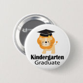 Niedliches Löwe-Kindergarten-Abschluss-Geschenk Button (Vorne & Hinten)