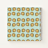 Niedliches Löwenbläschen Notizblock (Rückseite)