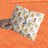 Niedliches Löwenmuster | weiß Seidenpapier