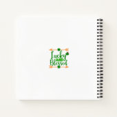 NIEDLICHES LUCKY- UND BLESSED-IRISH-SPRICHWORT NOTIZBLOCK (Rückseite)