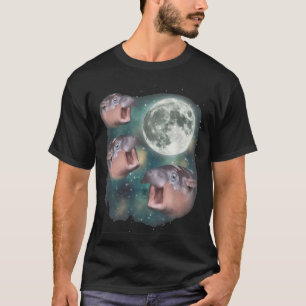 Niedliches Lune-Deng Nilpferd Baby T-Shirt - Süßes