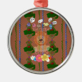 Niedliches lustiges Baby Lion King Hakuna Matata n Silbernes Ornament (Vorne)