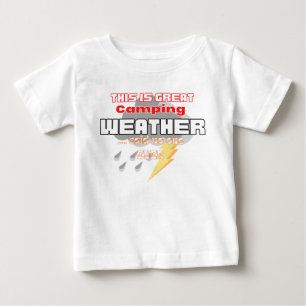Niedliches, lustiges Camping Baby T-shirt