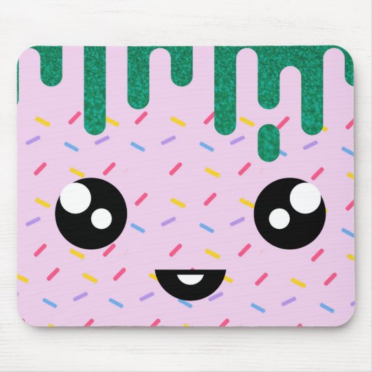 niedliches, lustiges Eiskrem Mousepad (Vorne)