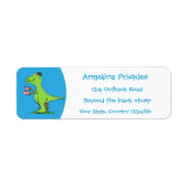 Niedliches, lustiges Grün zum Rex-Dinosaurier-Cart (Vorne)