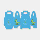 Niedliches, lustiges Grün zum Rex-Dinosaurier-Cart Geschenkschachtel (Ungefaltet)