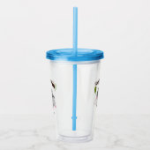 Niedliches lustiges Opossum aus Cartoon Acryltrinkbecher (Rechts)