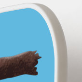 Niedliches lustiges Opossum aus Cartoon Pickleball Schläger (Linke Seite)