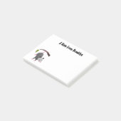 Niedliches lustiges Opossum aus Cartoon Post-it Klebezettel (angewinkelt)