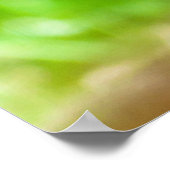 Niedliches, lustiges Orang-Utan-Affentier lächelnd Poster (Ecke)