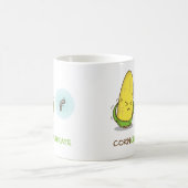 Niedliches lustiges Punny Mais-Konzentrat Kaffeetasse (Mittel)