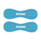 Niedliches, lustiges Rosa-Tintenfisch-Cartoon-Must Baseball (Paneele)