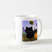 Niedliches lustiges schwarze kaffeetasse (VorderseiteRechts)