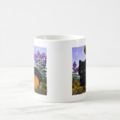 Niedliches lustiges schwarze kaffeetasse (Mittel)