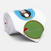 Niedliches, lustiges, trendiges Weihnachtsmuster Krawatte (Gerollt)