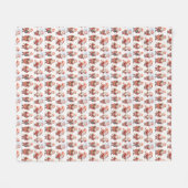 Niedliches lustiges Weihnachtsgeschenk Fleecedecke (Vorderseite (Horizontal))
