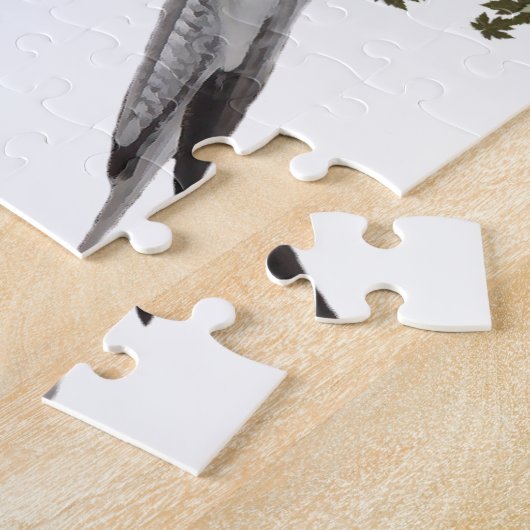 Niedliches Lutino Cockatiel Bird Ivy Pere Tier Puzzle (Seite)