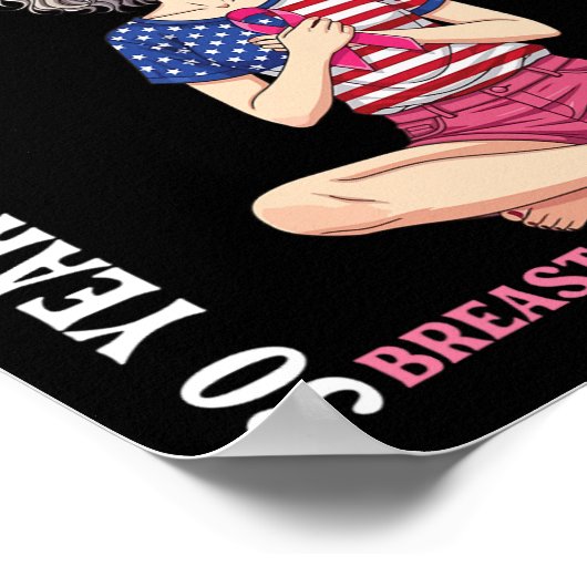 Niedliches Mädchen 30 Jahre und zählen ich gewann Poster (Ecke)