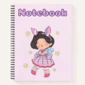 Niedliches Mädchen 🌸 Geschenk für Ihre Tochter ✨ Notizblock (Vorderseite)
