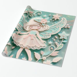 Niedliches Mädchen Geschenkpapier