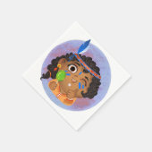 Niedliches Mädchen in einem Kostüm F Serviette (Ecke)