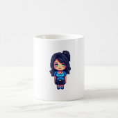 Niedliches Mädchen Kaffeetasse (Mittel)