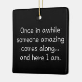 niedliches Mädchen Keramikornament (Links)