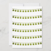 Niedliches Mädchen mit Green Frog Hoody Zeichnend Einladung (Rückseite)