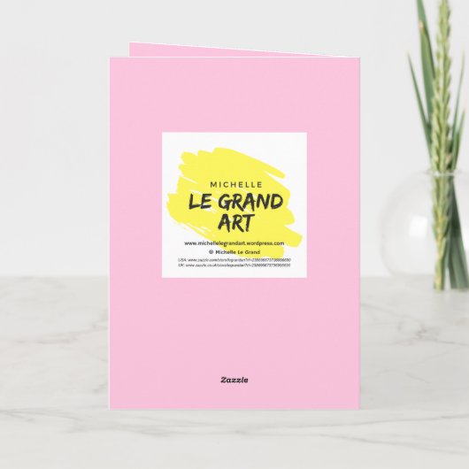 Niedliches Mädchen mit Rot aufblasbarem Ballon Ros Karte (Rückseite)