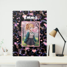 Niedliches Mädchen, rosa Kaublase, Personalisiert