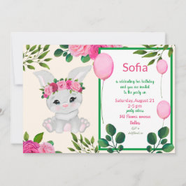 Niedliches Mädchen Save the Date