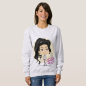 niedliches Mädchen Sweatshirt (Vorne ganz)