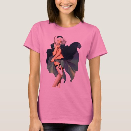 Niedliches Mädchen T-Shirt (Vorderseite)