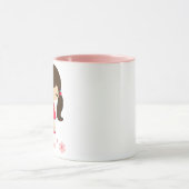 Niedliches Mädchen Tasse (Zentrum)