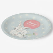 Niedliches Mädchenhaus mit Namen Pappteller (Schrägansicht)