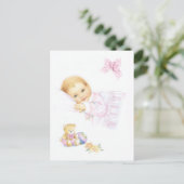 Niedliches Mädchenteam Postkarte (Stehend Vorderseite)